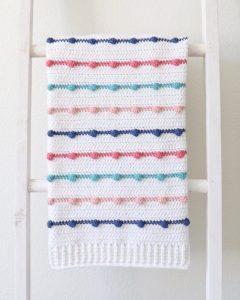 Daisy Farm Crafts - Bobble Lines Baby Blanket