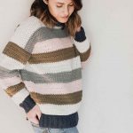 Free Crochet Sweater Pattern – Retro Stripes