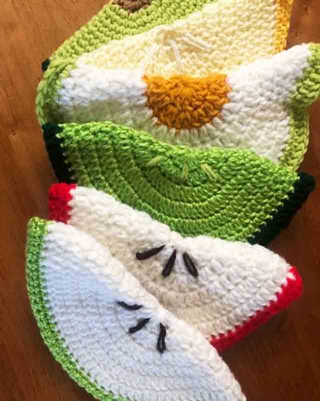 Crochet Potholders Pattern samples